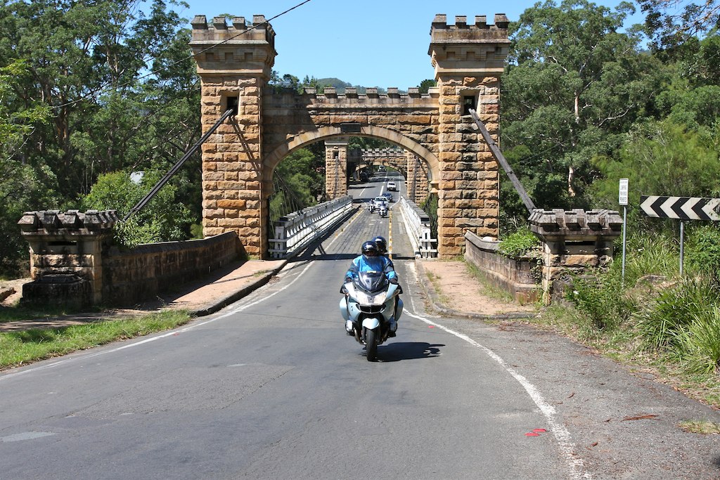 Just crossed Hampden Bridge