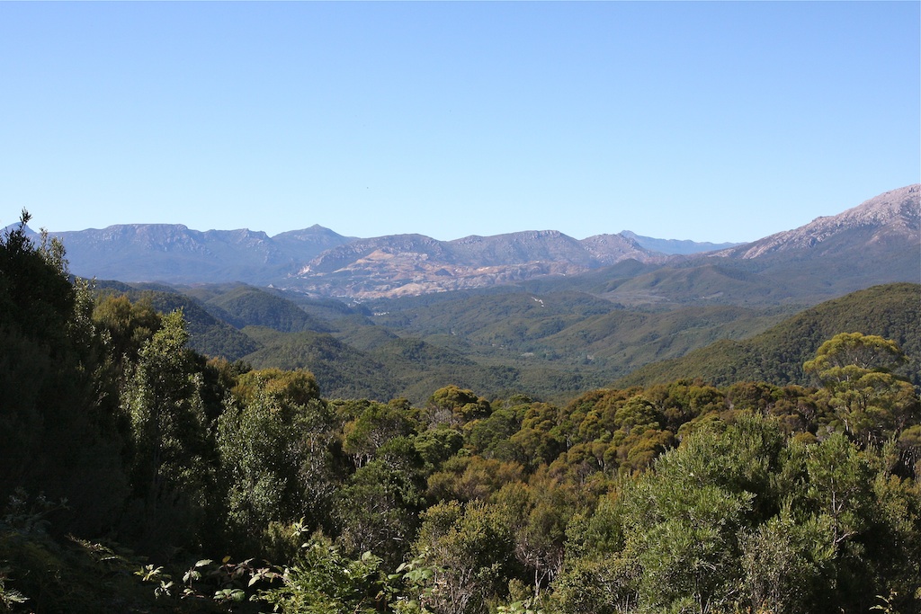 Queenstown in the distance