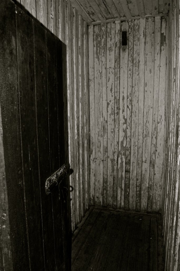 A cell inside the Men's solitary confinement area