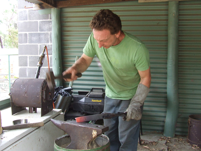 Adam Parker knife making demostration