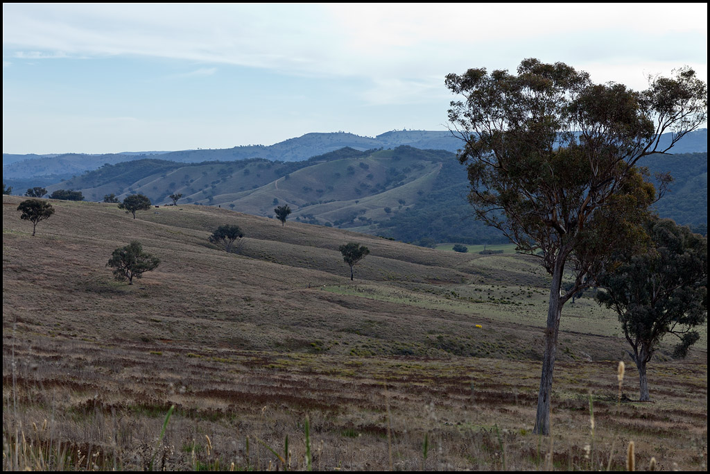 Beautiful hilly country side