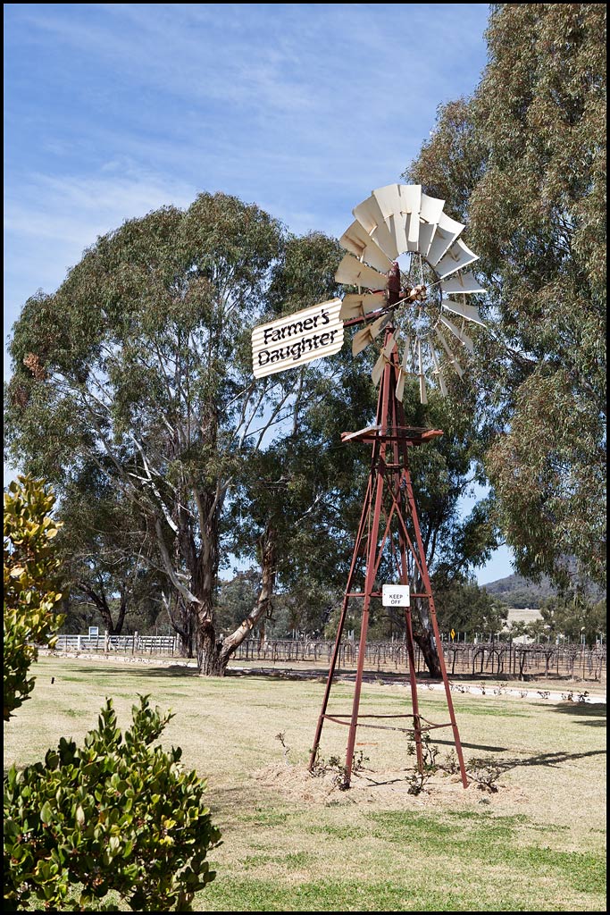 'Farmers Daughter' is the name of a winery near Mudgee
