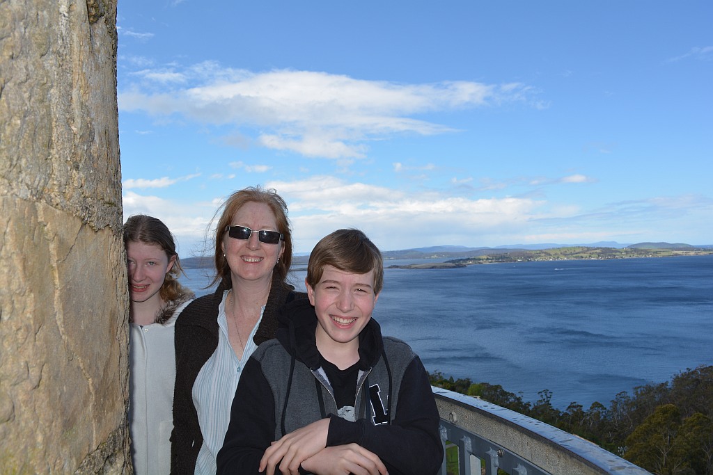 Family view from the shot tower