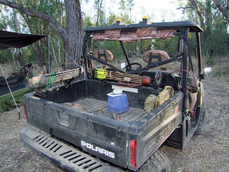 The new polaris hunting rig made for some quick traveling.