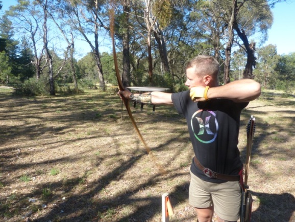 James Eastham showing good shooting form