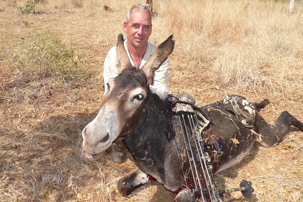 Richards first Donkey shot at 32m