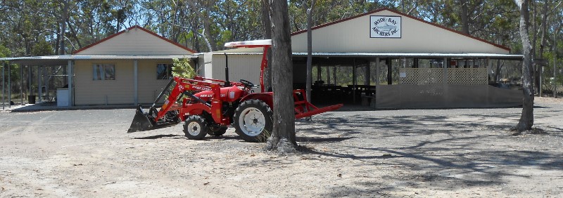 main buildings with new tracter