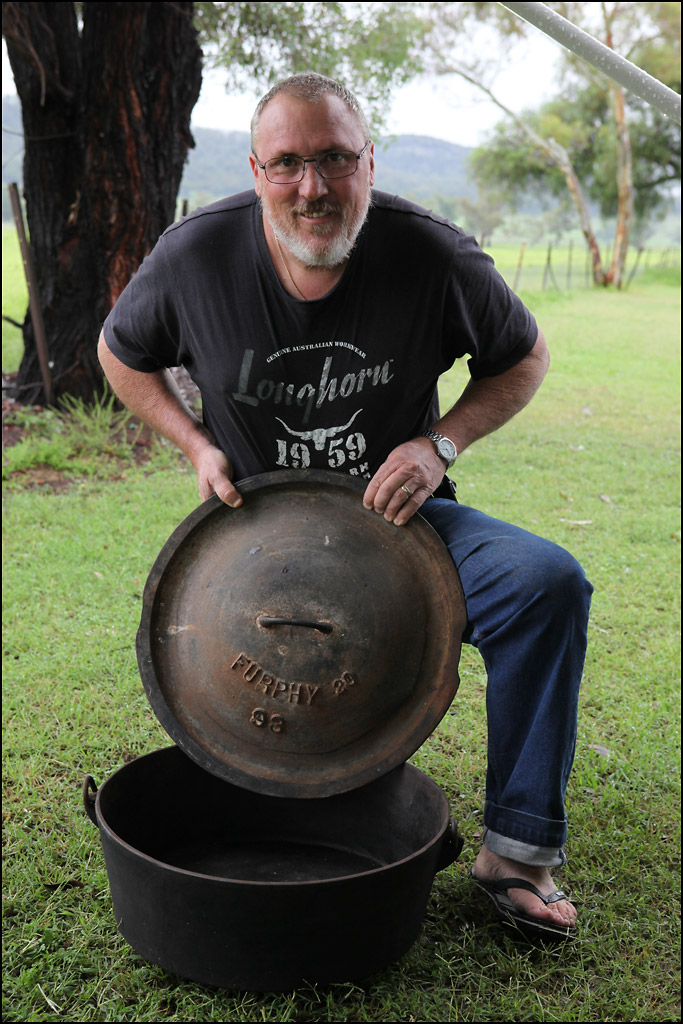 The 20&quot; Furphy when we got it - all 33kgs of it!