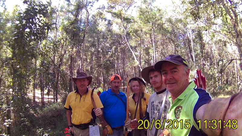 Ian's group selfie