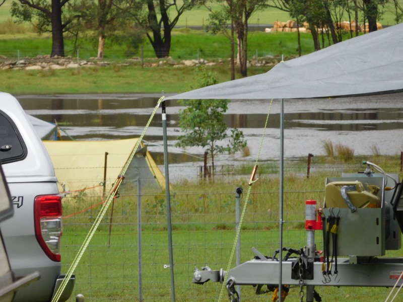 a soggy paddock