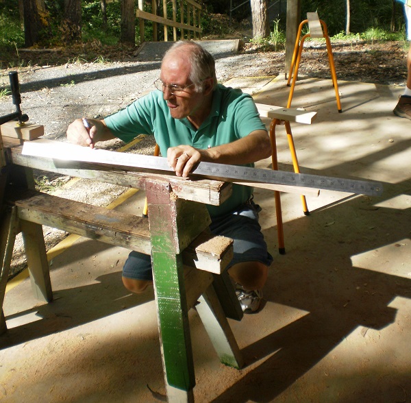 Tim focused on marking the Limb Profile.JPG