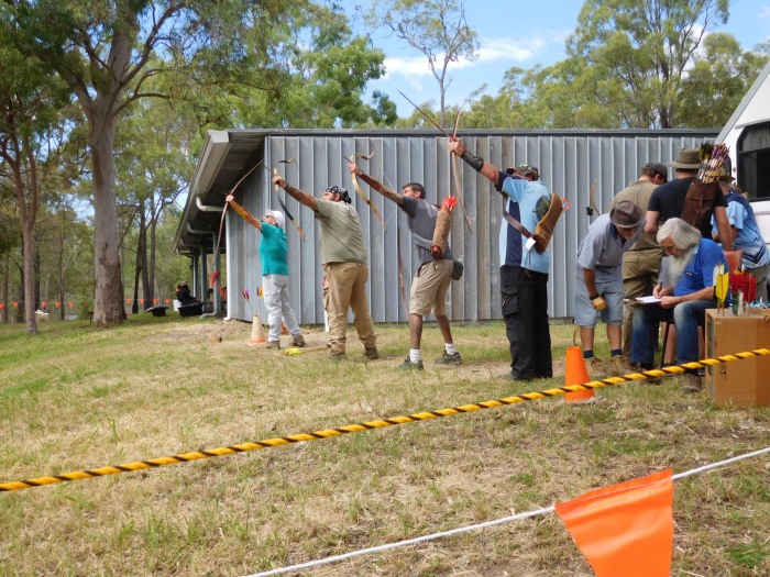 shooting at bow bird