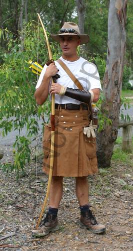 What the &quot;Fashion Conscious Longbow Archer&quot; is wearing in 2008.