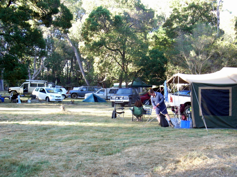 The Camping facilities were excellent.  A small shot of a huge crowd!